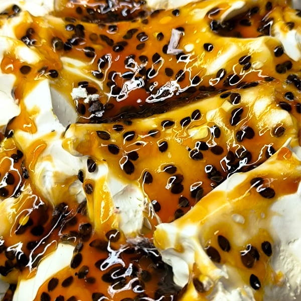 Kefir maracuja e pesca